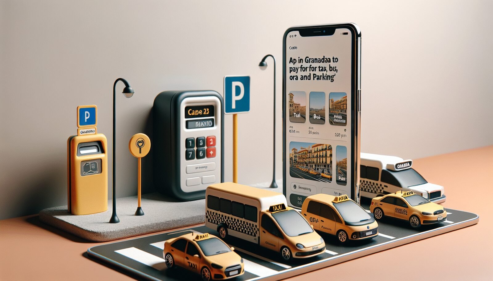 app en granada para pagar taxi bus ora y aparcamiento