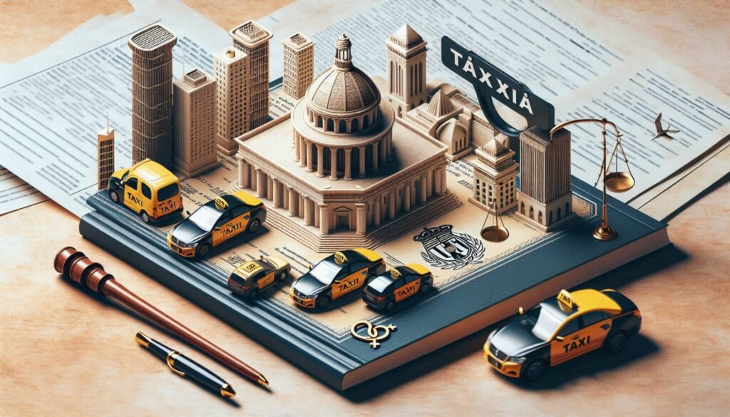asociaciones de taxis en barcelona inician acciones legales contra administracio