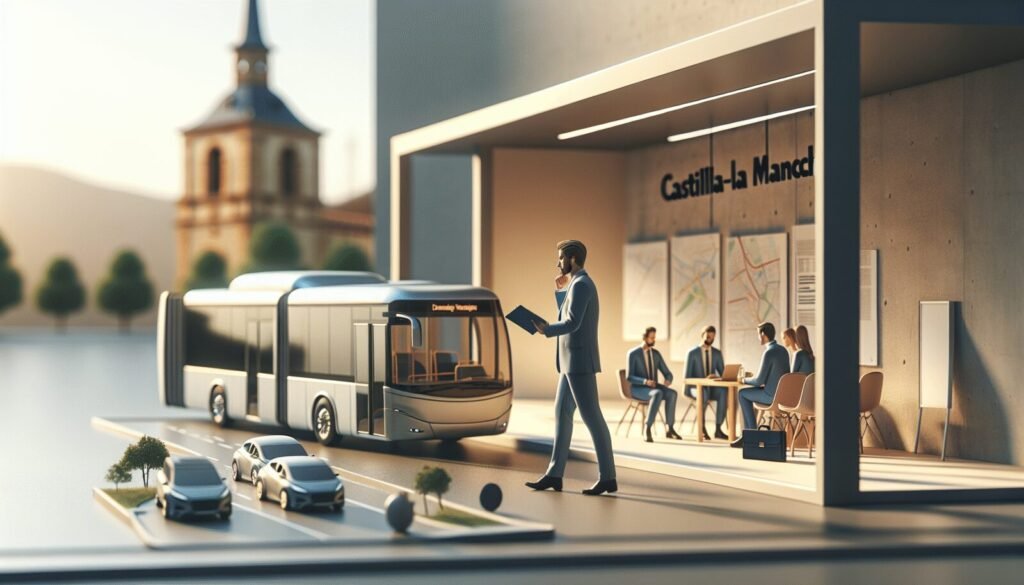 castilla la mancha busca involucrar al sector privado en transporte a demanda