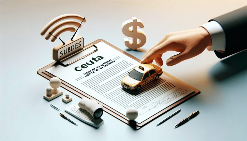 ceuta firma acuerdo con radio taxi para subvenciones