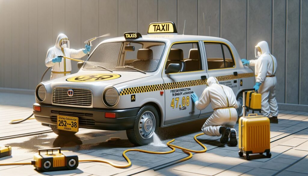 desinfeccion sin costo para mas de 45000 taxis en bogota