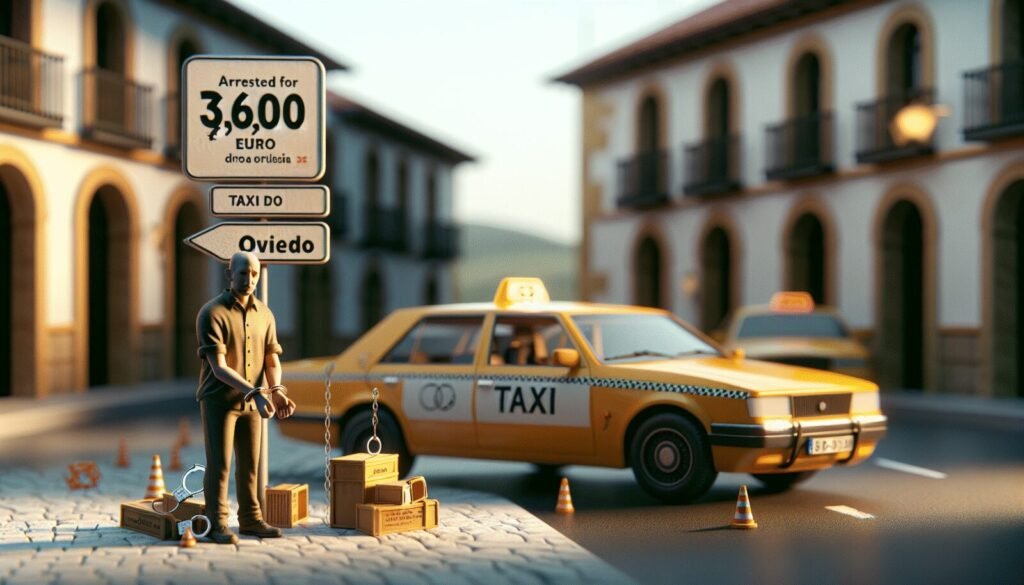 detenido por estafa de 3 600 euros a taxista en oviedo