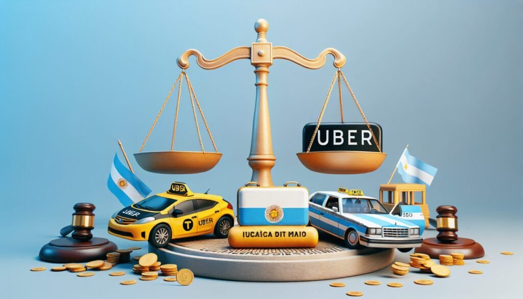 el escandalo que sacude a los taxistas argentinos denuncian a uber cabify y beat