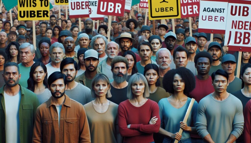 guerra por los derechos laborales en california contra uber