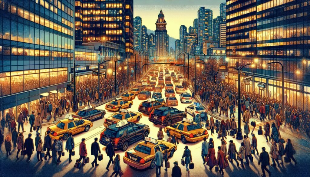 impacto del turismo y ocio nocturno en taxis de vancouver