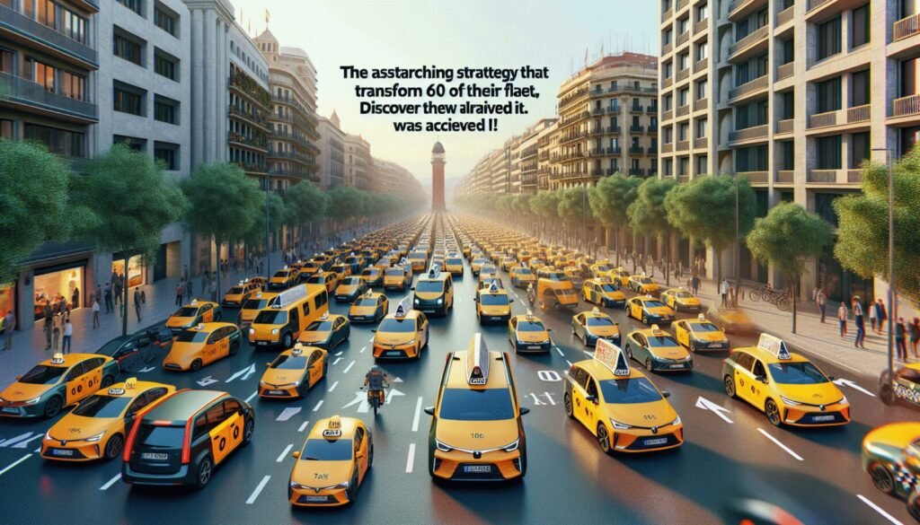 la impactante estrategia de los taxistas de barcelona que ha transformado su flo