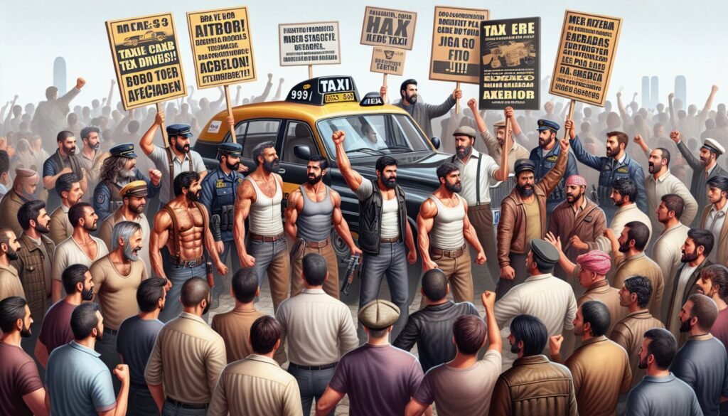 los taxistas de barcelona estan listos para una batalla epica preparate para las