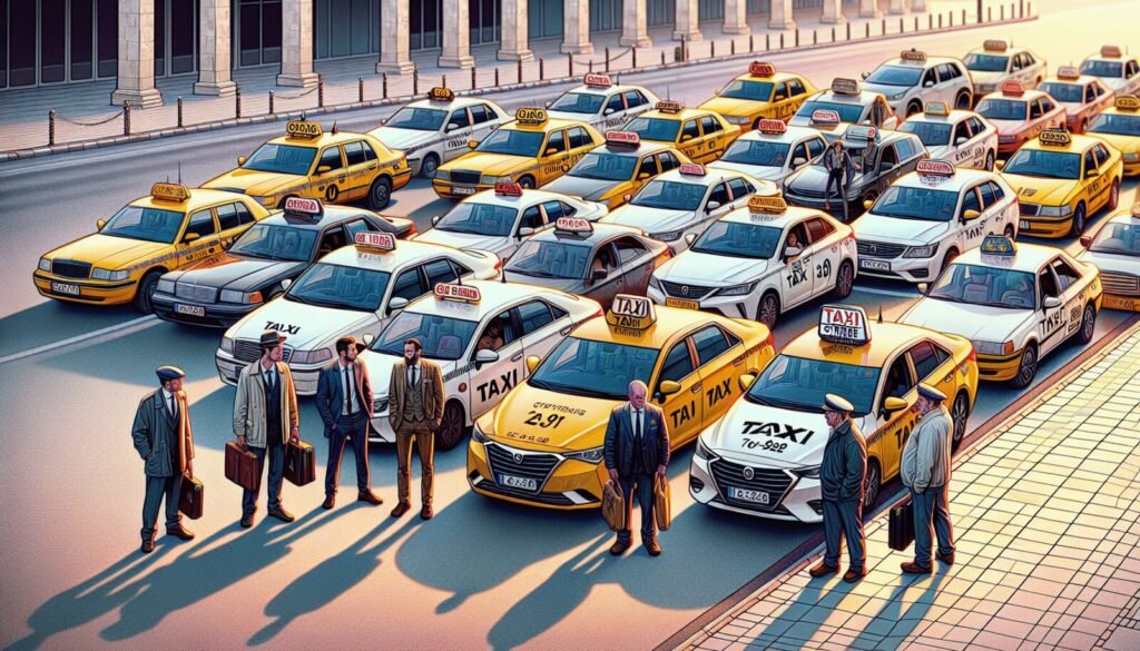 paro general del sector taxi en chipre hoy martes