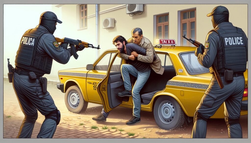 taxista ayuda a manifestante a huir de la policia en bielorrusia