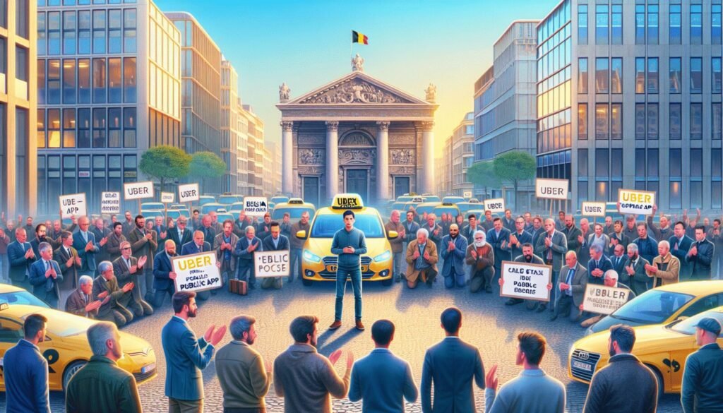taxistas belgas piden app publica para solucionar problema uber