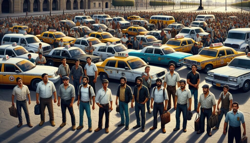 taxistas de ciudad de mexico amenazan con paro general