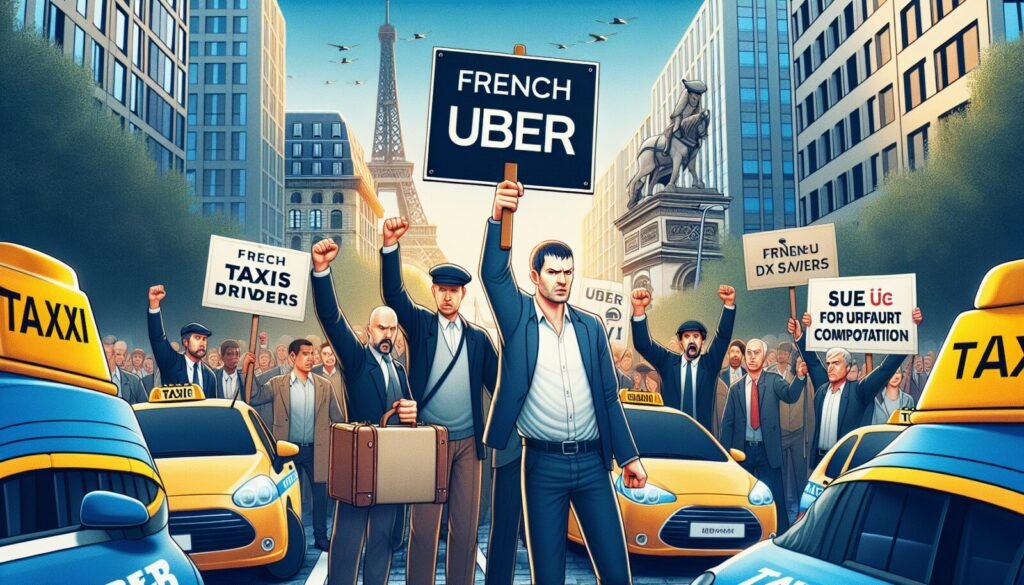 taxistas franceses demandan a uber por competencia desleal