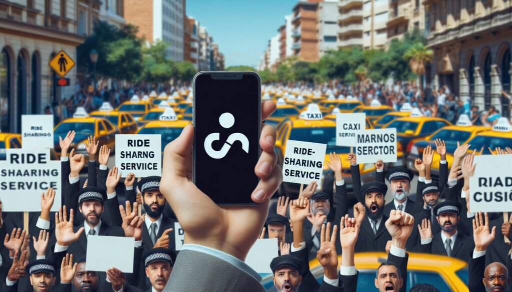 uber llega a tucuman y provoca protestas en el sector taxi