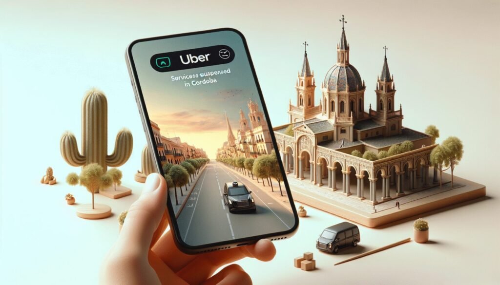 uber suspende sus servicios en cordoba