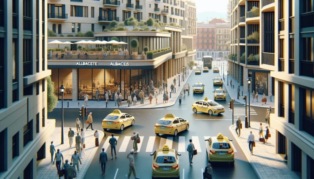 albacete reubica la parada de taxis en el centro de la ciudad