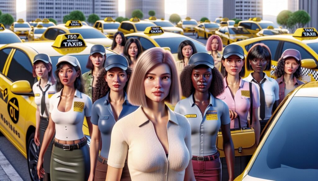 cincuenta conductoras de taxi solo para mujeres en guayaquil