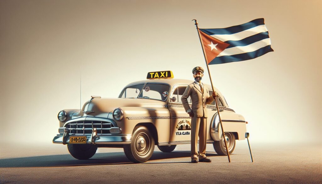 cuba taxi villa clara recibe bandera de vanguardia nacional