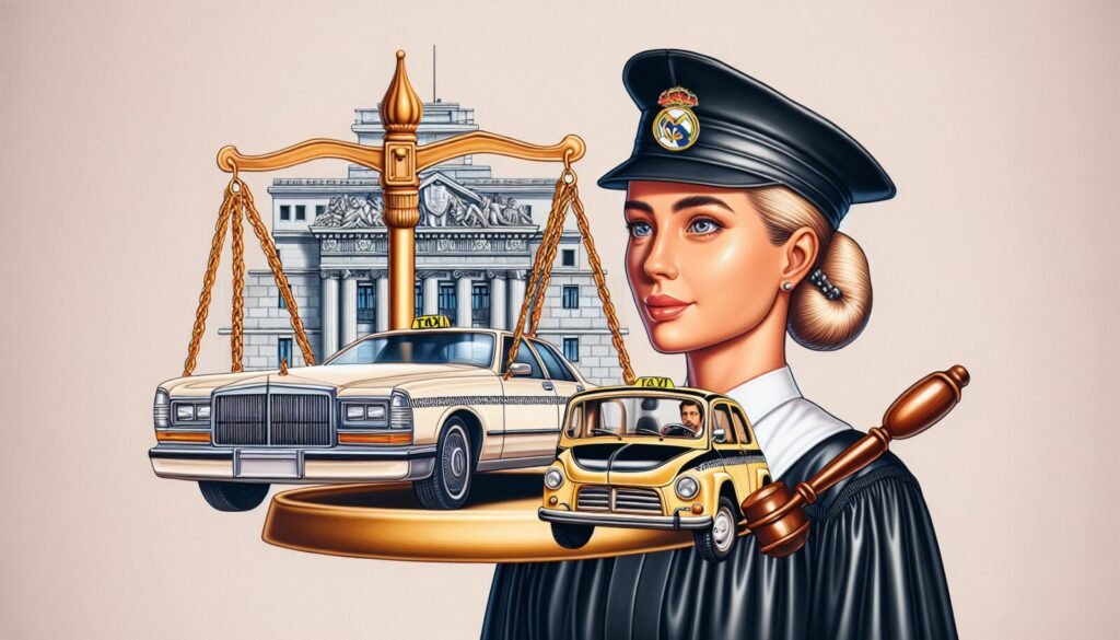 justicia apoya a la federacion profesional del taxi de madrid contra el ayuntami