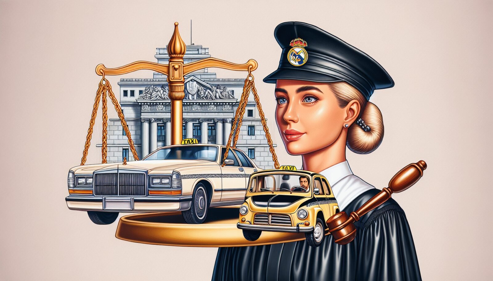 justicia apoya a la federacion profesional del taxi de madrid contra el ayuntami