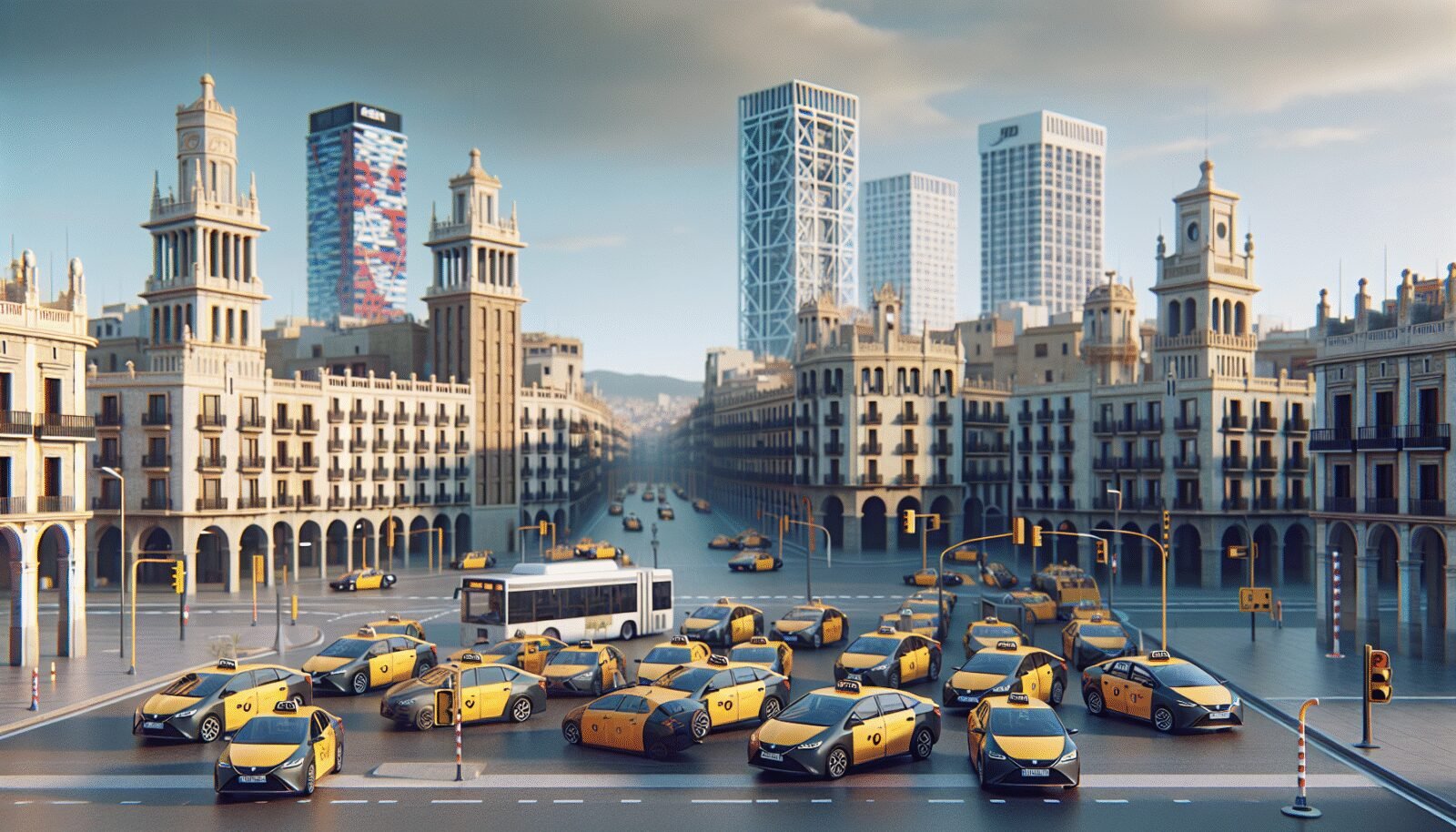 movilidad de barcelona convoca a taxistas para frenar movilizaciones