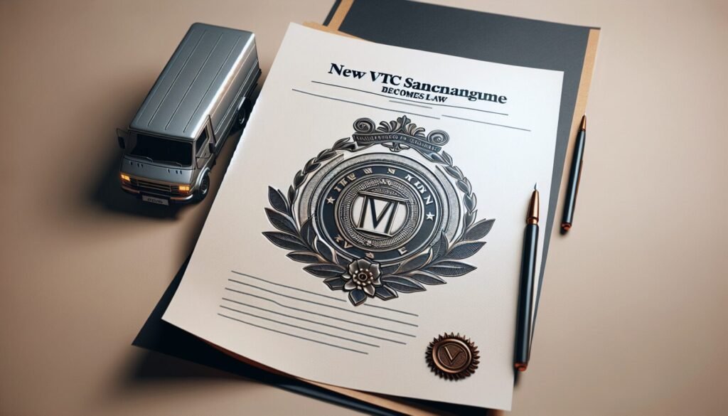 nuevo regimen sancionador de vtc se convierte en ley