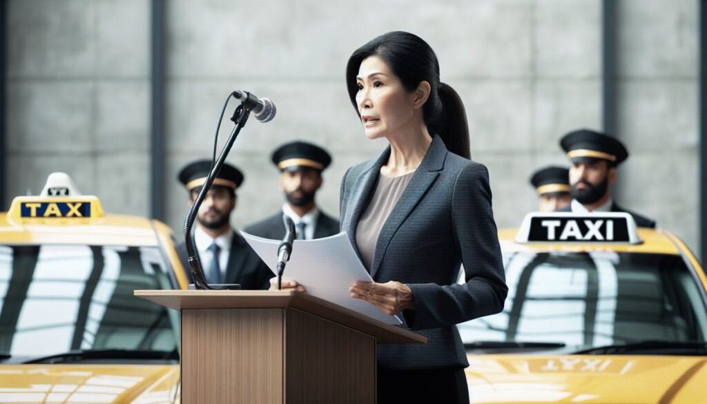 presidente de asociacion critica al ministerio de trabajo y taxistas responden