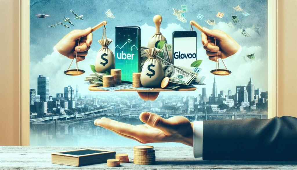 realidad del capitalismo de plataformas como uber y glovo