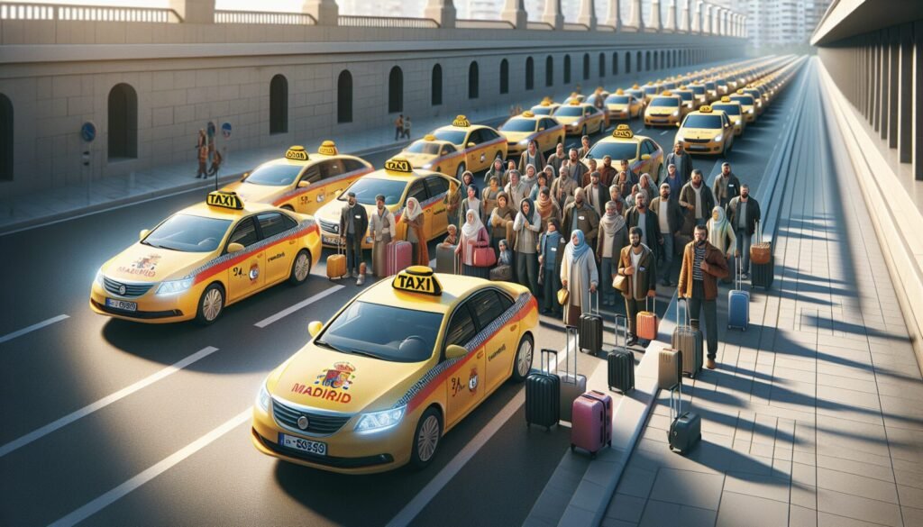 taxistas de madrid traen a espana a 135 refugiados ucranianos