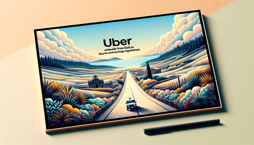 uber se retira de galicia por la normativa de precontratacion